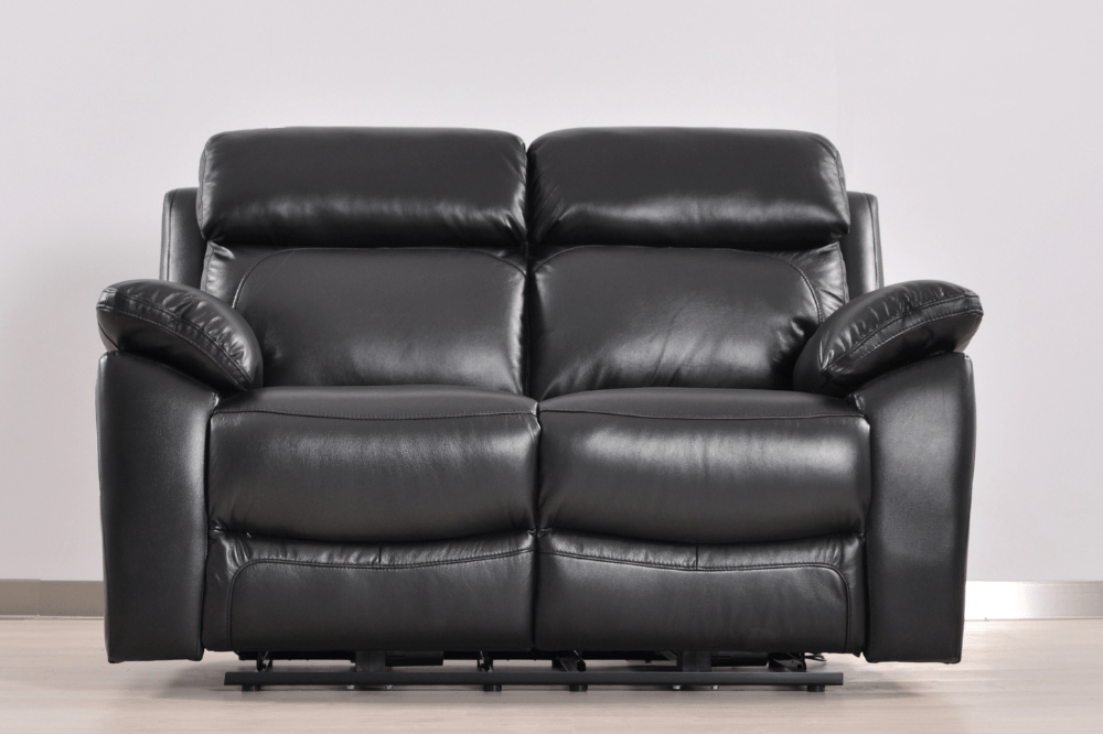Dandrea Genuine Leather Black Electric Power Recliner 3+2+1 Seater Sofa Set - Furniture Instore