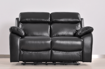 Dandrea Genuine Leather Black Electric Power Recliner 3+2+1 Seater Sofa Set - Furniture Instore