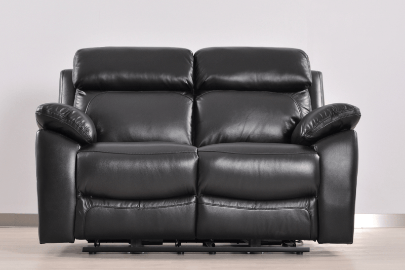 Dandrea Genuine Leather Black Electric Power Recliner 3+2+1 Seater Sofa Set - Furniture Instore