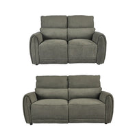 Carlisle Fabric Moss Green 3+2 Seater Sofa Set
