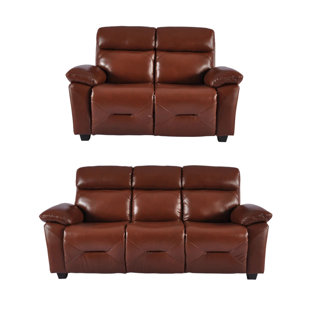 Rivello Genuine Leather Tan 3+2