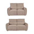 Carlisle Fabric Brown 3+2 Seater Sofa Set