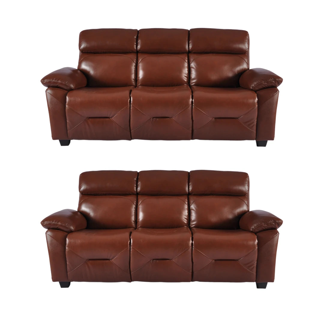 Rivello Genuine Leather Tan 3+2