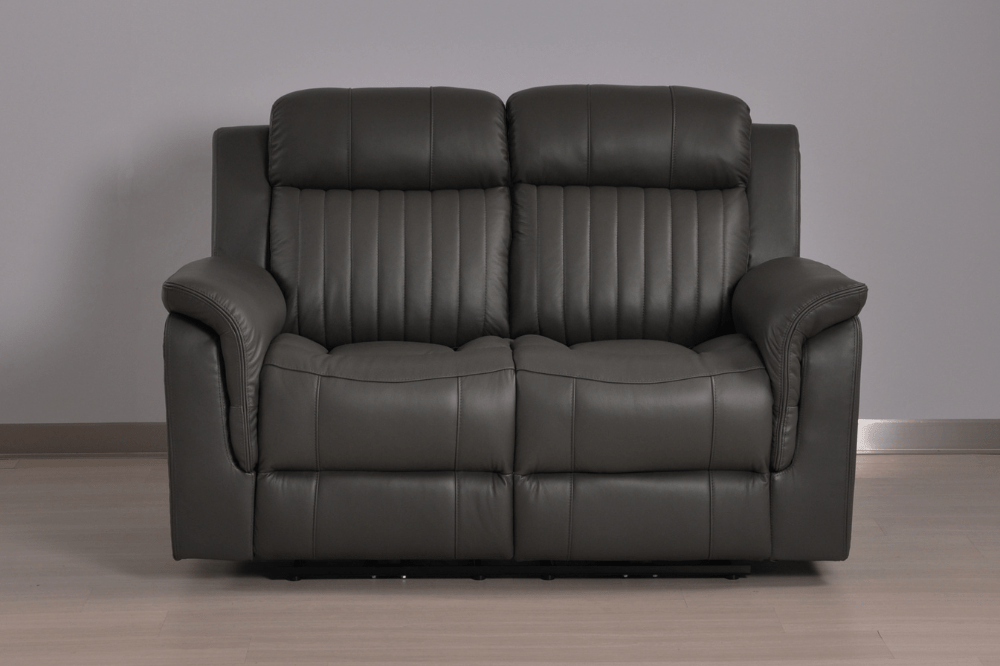 Cidliano Genuine Leather Grey Electric Power Recliner 2+1 Seater Sofa Set - Furniture Instore