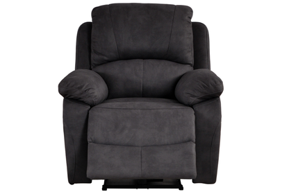 Roma Grey Fabric Electric Armchair