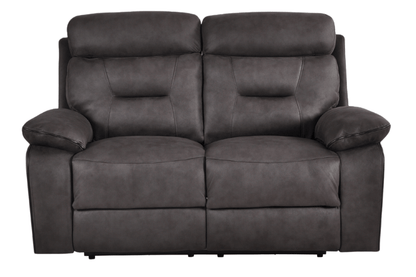 Foster Dark Grey Fabric Electric Recliner 2+1+1 Seater Sofa Set - Furniture Instore