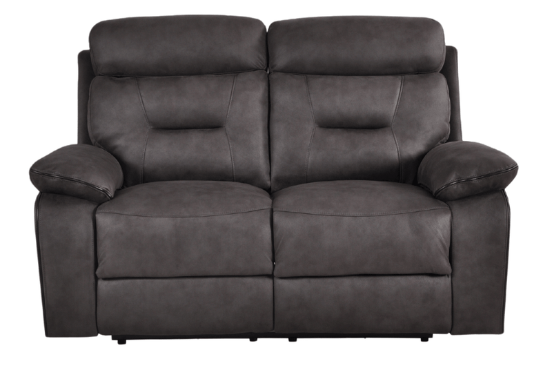 Foster Dark Grey Fabric Electric Recliner 2+1+1 Seater Sofa Set - Furniture Instore