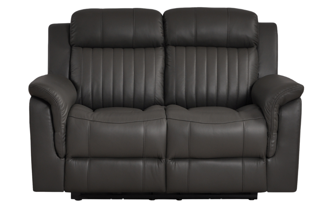 Cidliano Genuine Leather Grey Electric Power Recliner 2+2 Seater Sofa Set