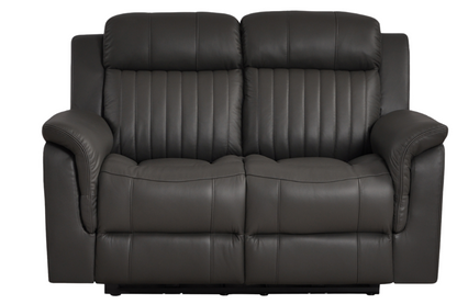 Cidliano Genuine Leather Grey Electric Power Recliner 2+2 Seater Sofa Set