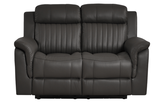 Cidliano Genuine Leather Grey Electric Power Recliner 2+2 Seater Sofa Set - Furniture Instore