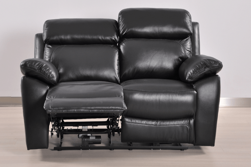 Dandrea Genuine Leather Black Electric Power Recliner 3+2+1 Seater Sofa Set - Furniture Instore