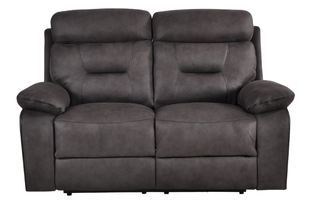 Foster Grey Fabric Electric Recliner 2+2 Seater Sofa Set