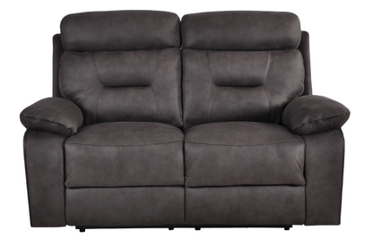 Foster Grey Fabric Electric Recliner 2+2 Seater Sofa Set