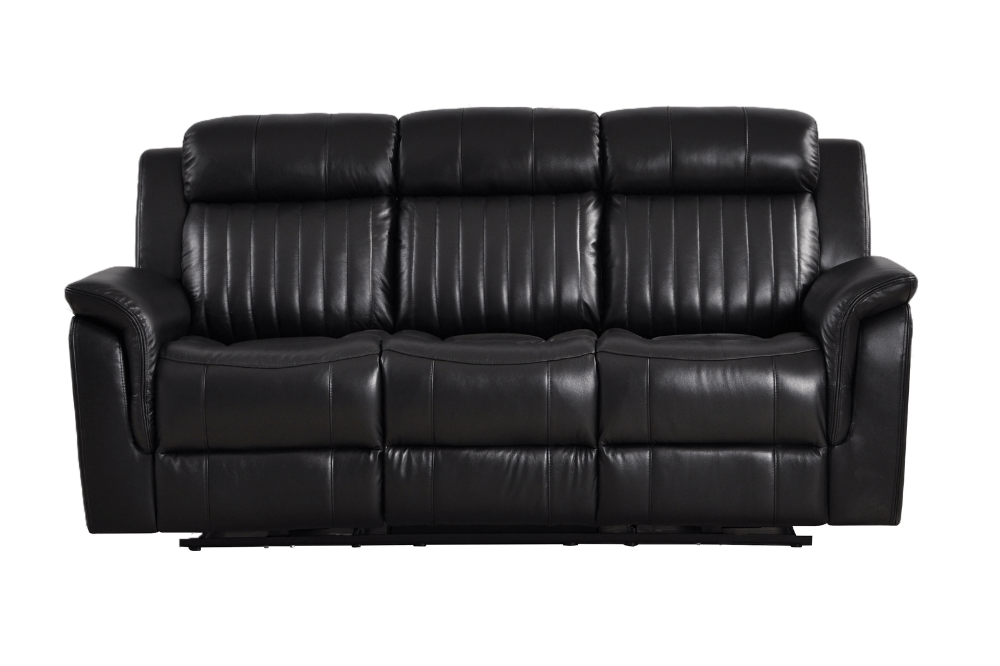 Cidliano Genuine Leather Black Electric Power Recliner 3+2 Seater Sofa Set - Furniture Instore