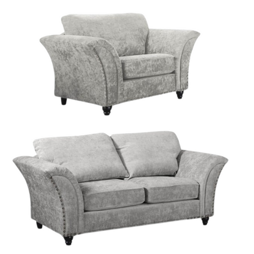 Canterbury Truffle  Fabric 2+1 Seater Sofa Set