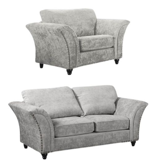 Canterbury Truffle  Fabric 2+1 Seater Sofa Set