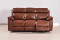 Dandrea Genuine Leather Tan Electric Power Recliner 3+1+1 Seater Sofa Set - Furniture Instore