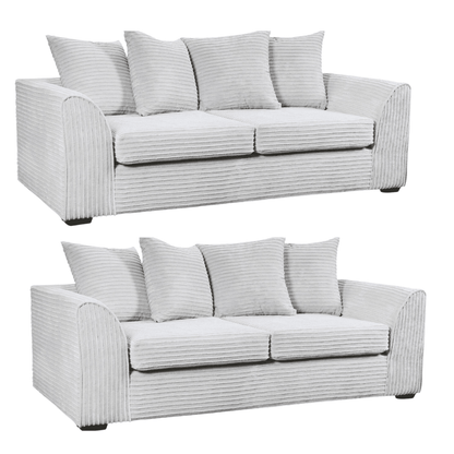Byron Shark Fabric 3+3 Seater Sofa Set - Furniture Instore