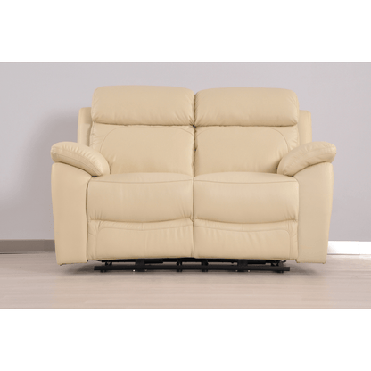 Dandrea Genuine Leather Cream Electric Power Recliner 2+1+1 Seater Sofa Set - Furniture Instore