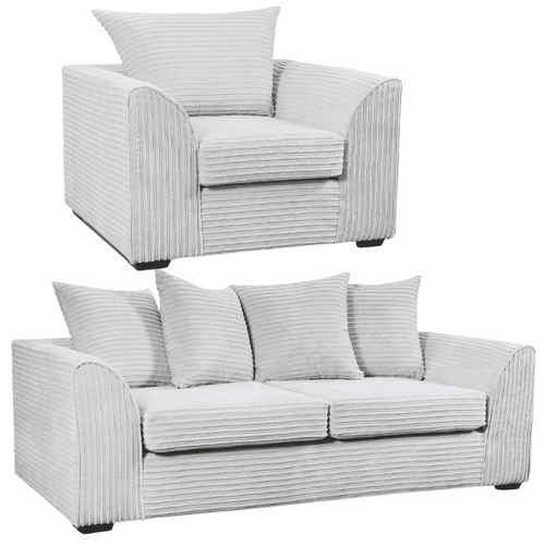 Byron Shark Fabric 2+1 Seater Sofa Set
