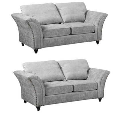 Canterbury Truffle Fabric 2+2 Seater Sofa Set
