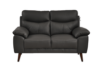 Vantage Genuine Leather Grey 2+1+1 Seater Sofa Set - Furniture Instore