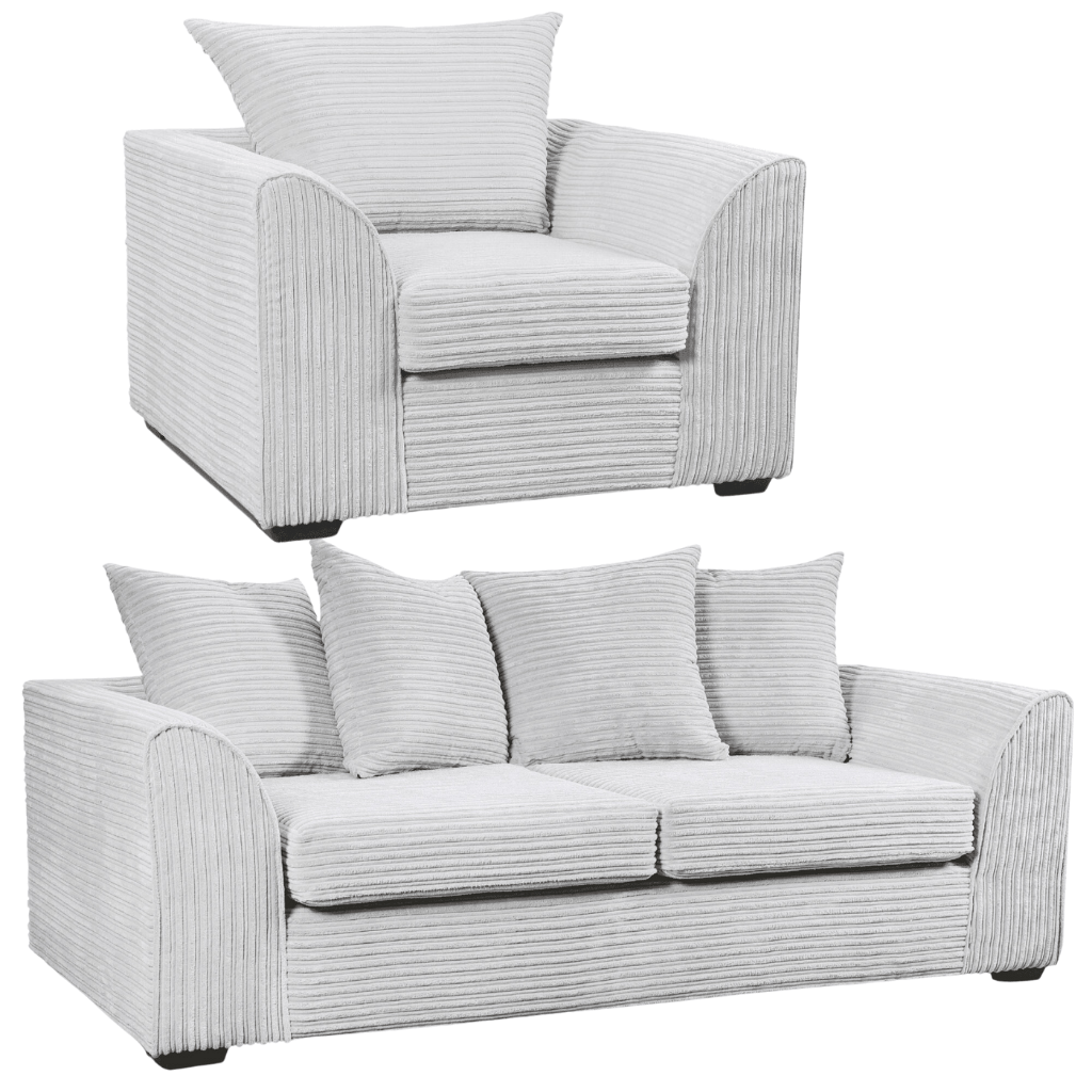 Byron Shark Fabric 3+1 Seater Sofa Set - Furniture Instore
