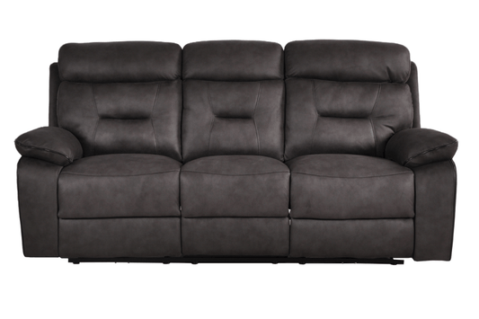 Foster Dark Grey Fabric Electric Recliner 3+2 Seater Sofa Set - Furniture Instore