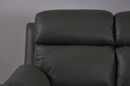 Dandrea Genuine Leather Grey Electric Power Recliner 3+2 Seater Sofa Set - Furniture Instore