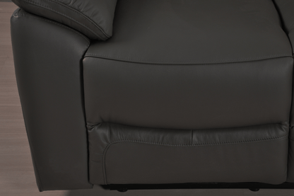 Dandrea Genuine Leather Grey Electric Power Recliner 3+3 Seater Sofa Set - Furniture Instore