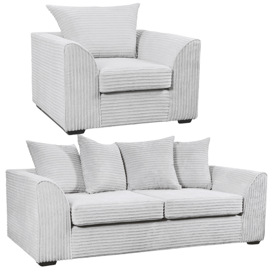 Byron Shark Fabric 2+1 Seater Sofa Set