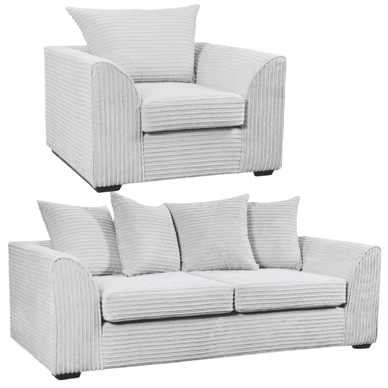 Byron Shark Fabric 2+1 Seater Sofa Set - Furniture Instore