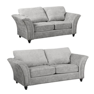 Canterbury Truffle Fabric 3+2 Seater Sofa Set