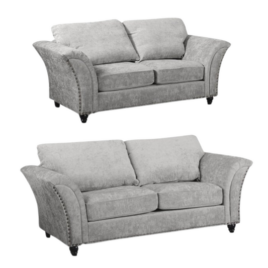 Canterbury Truffle Fabric 3+2 Seater Sofa Set