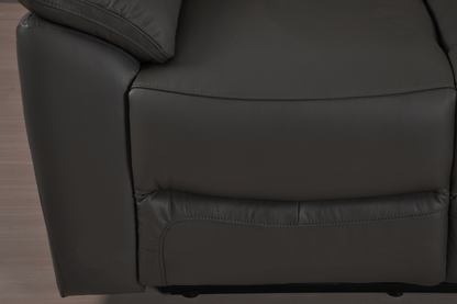 Dandrea Genuine Leather Grey Electric Power Recliner 2+2 Seater Sofa  Set