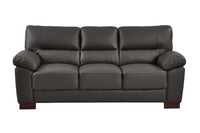 Dalmore Genuine Leather Grey 3+1+1 Seater Sofa Set - Furniture Instore