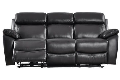 Dandrea Genuine Leather Black Electric Power Recliner 3+3 Seater Sofa Set - Furniture Instore