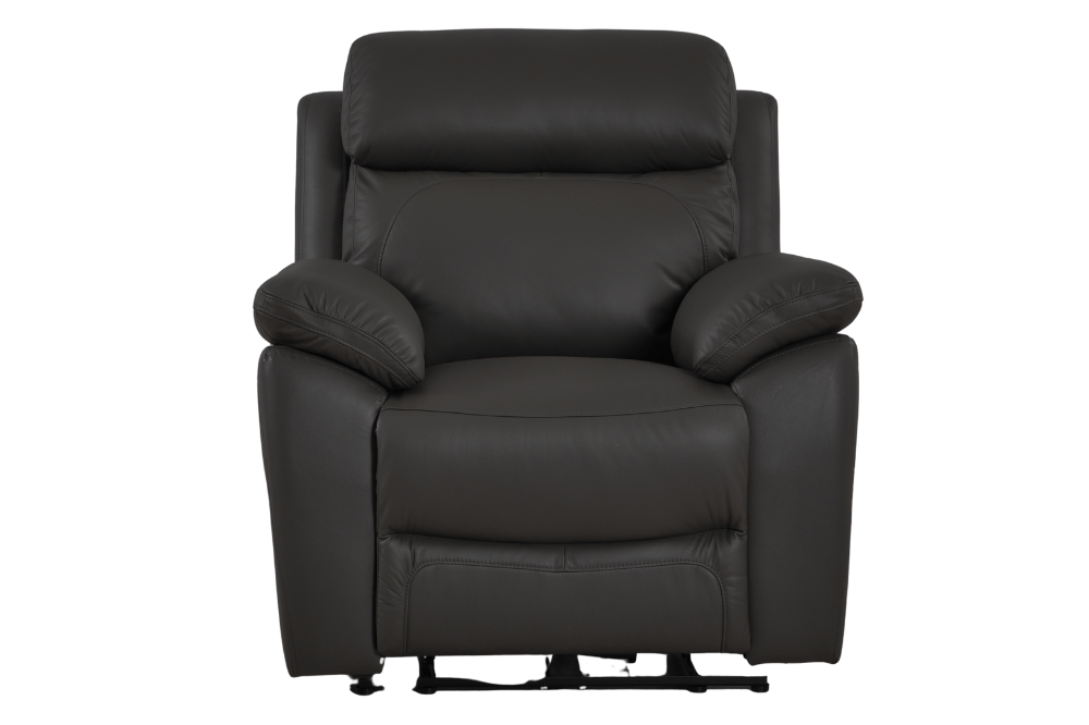 Dandrea Genuine Leather Grey Electric Power Recliner 2+1 Seater Sofa Set - Furniture Instore