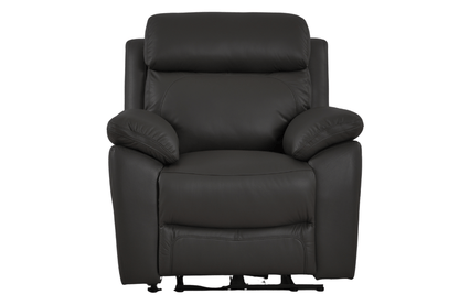 Dandrea Genuine Leather Grey Electric Power Recliner 2+1 Seater Sofa Set - Furniture Instore
