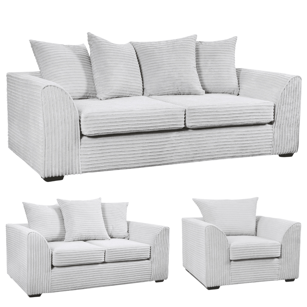 Byron Shark Fabric 3+2+1 Seater Sofa Set - Furniture Instore