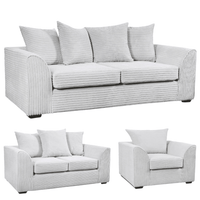 Byron Shark Fabric 3+2+1 Seater Sofa Set