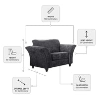 canterbury-grey-fabric-3-1-seater-sofa-set-1-seater-measurement-diagram