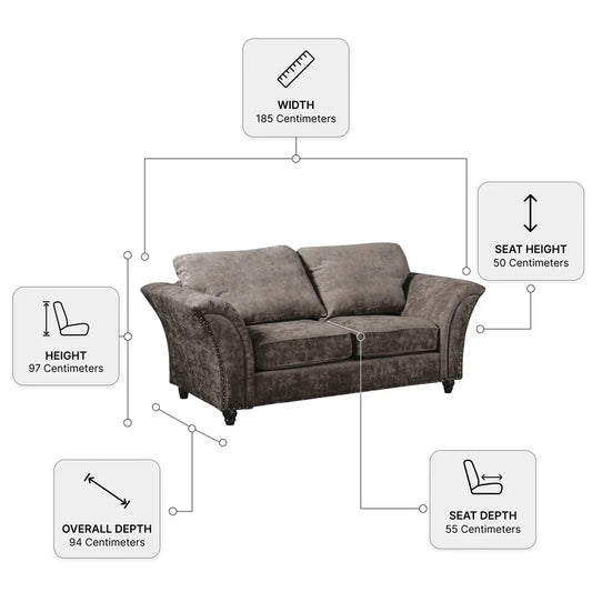 canterbury-truffle-fabric-2-1-seater-sofa-set-2-seater-measurement-diagram