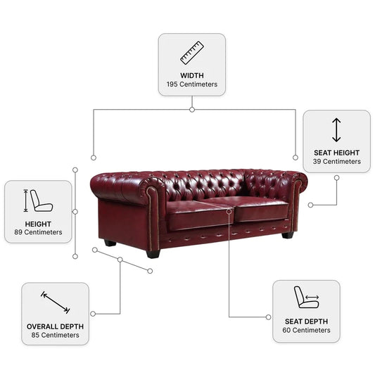 chesterfield-red-leather-antique-3-2-1-seater-sofa-set-3-seater-measurement-diagram