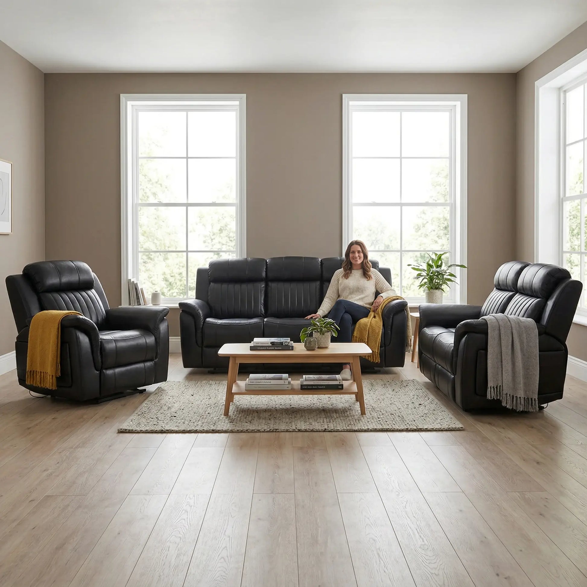 Cidliano 3+2+1 Seater Sofa Set