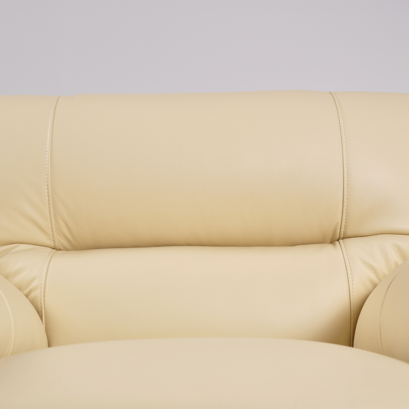Cidliano Cream Armchair – close-up view of cream-colored armchair emphasizing material quality and craftsmanship.