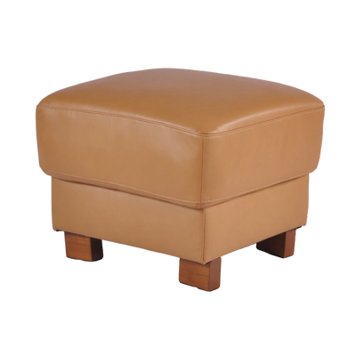 Dalmore Genuine Leather Caramel Footstool
