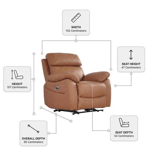 Electric Recliner 3+2+1 Seater Sofa Set