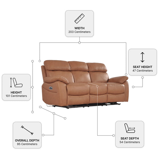 Dandrea Genuine Leather Caramel 