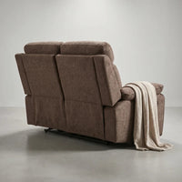 Foster Brown Fabric Electric Set